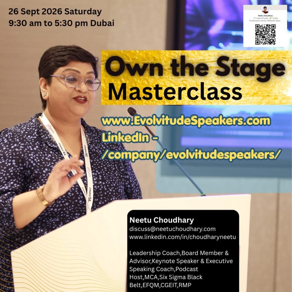 OWN THE STAGE – Become a Remarkable Speaker