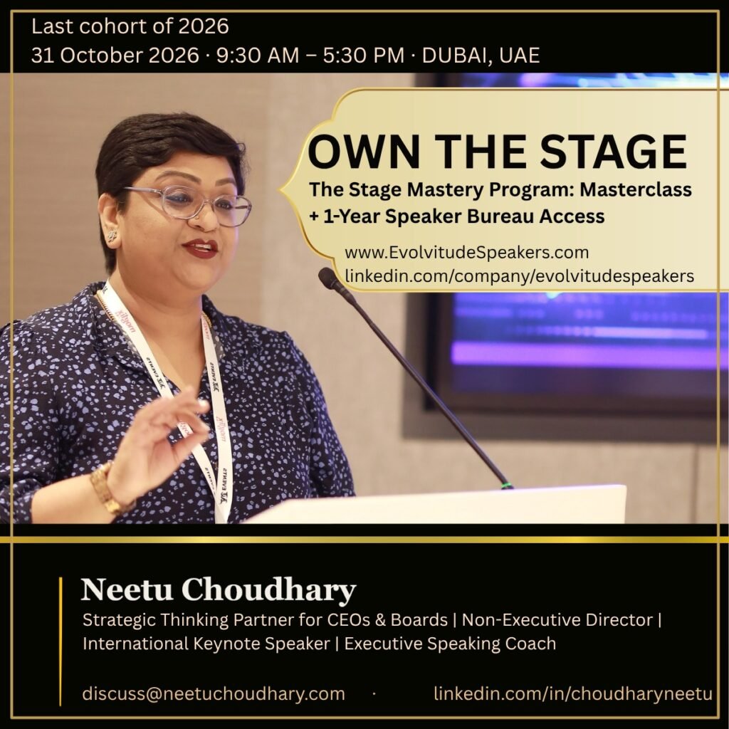 🎤 OWN THE STAGE – The Stage Mastery Program
